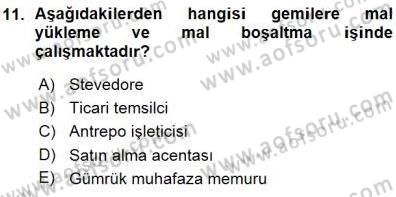 Dış Ticarette Girişimcilik Dersi Ara Sınavı Deneme Sınav Soruları 11. Soru