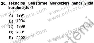 Dış Ticarette Girişimcilik Dersi 2015 - 2016 Yılı (Final) Dönem Sonu Sınav Soruları 20. Soru
