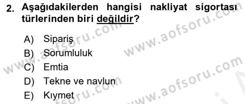 Dış Ticarette Girişimcilik Dersi 2015 - 2016 Yılı Tek Ders Sınav Soruları 2. Soru