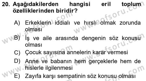 Dış Ticarette Girişimcilik Dersi 2024 - 2025 Yılı Yaz Okulu Sınav Soruları 20. Soru
