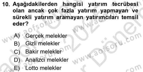 Dış Ticarette Girişimcilik Dersi 2025 - 2026 Yılı (Final) Dönem Sonu Sınav Soruları 10. Soru