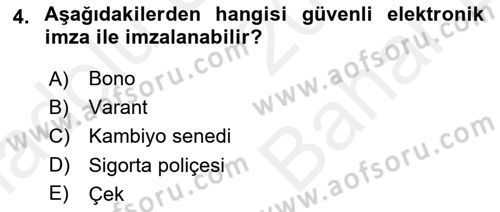 Dış Ticarette Bilgisayar Uygulamaları Dersi 2017 - 2018 Yılı (Vize) Ara Sınav Soruları 4. Soru