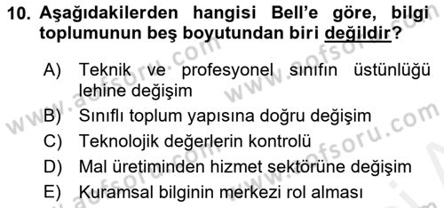 Dış Ticarette Bilgisayar Uygulamaları Dersi 2018 - 2019 Yılı (Vize) Ara Sınav Soruları 10. Soru