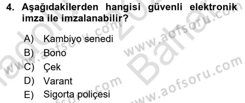 Dış Ticarette Bilgisayar Uygulamaları Dersi 2021 - 2022 Yılı (Vize) Ara Sınavı 4. Soru