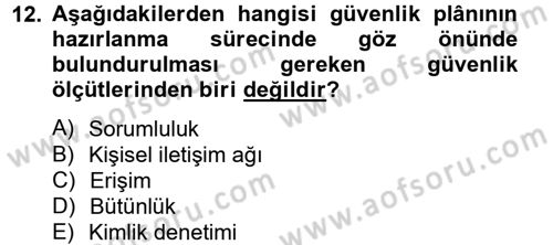 Elektronik Ticaret Dersi 2012 - 2013 Yılı (Vize) Ara Sınav Soruları 12. Soru