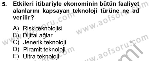 Elektronik Ticaret Dersi 2012 - 2013 Yılı (Vize) Ara Sınav Soruları 5. Soru