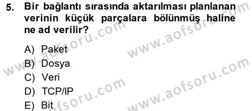Elektronik Ticaret Dersi 2013 - 2014 Yılı (Vize) Ara Sınav Soruları 5. Soru