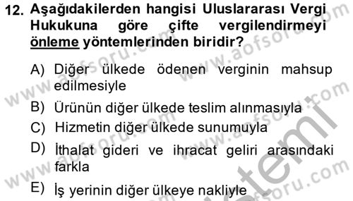 Elektronik Ticaret Dersi 2013 - 2014 Yılı (Final) Dönem Sonu Sınav Soruları 12. Soru