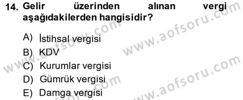 Elektronik Ticaret Dersi 2014 - 2015 Yılı (Final) Dönem Sonu Sınav Soruları 14. Soru
