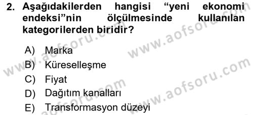 Elektronik Ticaret Dersi 2015 - 2016 Yılı (Vize) Ara Sınavı 2. Soru