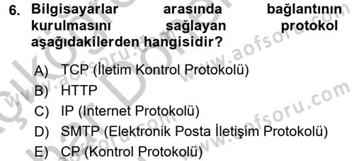 Elektronik Ticaret Dersi 2016 - 2017 Yılı (Vize) Ara Sınav Soruları 6. Soru