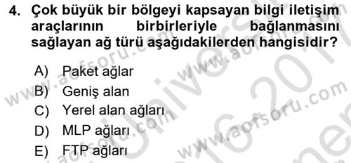 Elektronik Ticaret Dersi 2016 - 2017 Yılı (Final) Dönem Sonu Sınav Soruları 4. Soru