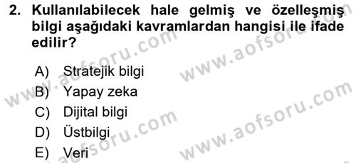 Elektronik Ticaret Dersi 2018 - 2019 Yılı Yaz Okulu Sınav Soruları 2. Soru