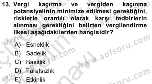 Elektronik Ticaret Dersi 2021 - 2022 Yılı Yaz Okulu Sınav Soruları 13. Soru
