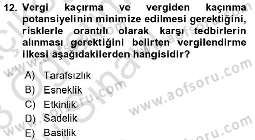 Elektronik Ticaret Dersi 2022 - 2023 Yılı Yaz Okulu Sınav Soruları 12. Soru