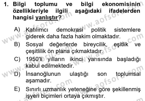 Elektronik Ticaret Dersi 2023 - 2024 Yılı (Vize) Ara Sınav Soruları 1. Soru