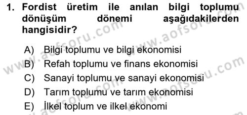 Elektronik Ticaret Dersi 2023 - 2024 Yılı Yaz Okulu Sınav Soruları 1. Soru