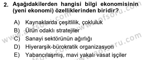 Elektronik Ticaret Dersi 2024 - 2025 Yılı (Vize) Ara Sınav Soruları 2. Soru