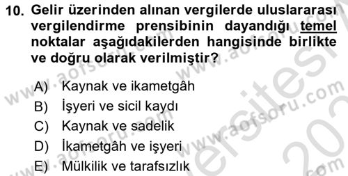 Elektronik Ticaret Dersi 2024 - 2025 Yılı (Final) Dönem Sonu Sınav Soruları 10. Soru