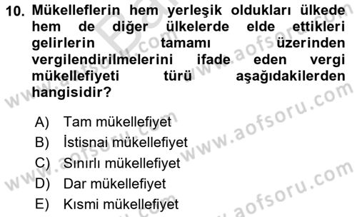 Elektronik Ticaret Dersi 2025 - 2026 Yılı (Final) Dönem Sonu Sınav Soruları 10. Soru