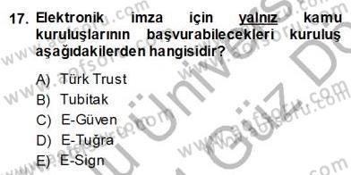 Gümrük Mevzuatı Dersi 2013 - 2014 Yılı (Vize) Ara Sınav Soruları 17. Soru