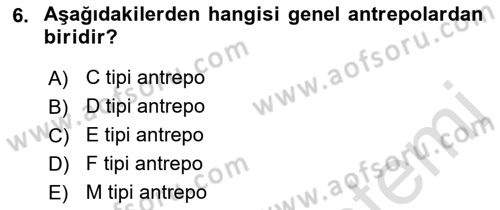 Gümrük Mevzuatı Dersi 2021 - 2022 Yılı (Vize) Ara Sınav Soruları 6. Soru