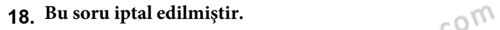 Gümrük Mevzuatı Dersi 2021 - 2022 Yılı (Final) Dönem Sonu Sınav Soruları 18. Soru
