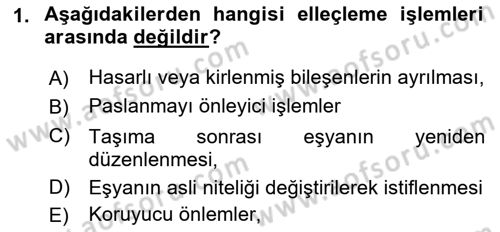 Gümrük Mevzuatı Dersi 2023 - 2024 Yılı (Vize) Ara Sınav Soruları 1. Soru