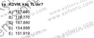İhracat - İthalatta Örnek Olaylar Dersi 2013 - 2014 Yılı (Final) Dönem Sonu Sınav Soruları 19. Soru