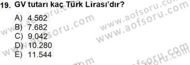 İhracat - İthalatta Örnek Olaylar Dersi 2013 - 2014 Yılı Tek Ders Sınav Soruları 19. Soru