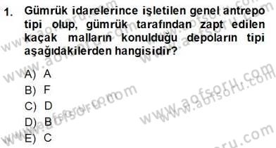 İhracat - İthalatta Örnek Olaylar Dersi 2014 - 2015 Yılı (Vize) Ara Sınav Soruları 1. Soru