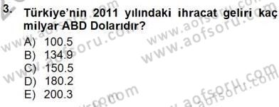 Kambiyo Mevzuatı Dersi 2012 - 2013 Yılı (Final) Dönem Sonu Sınavı 3. Soru