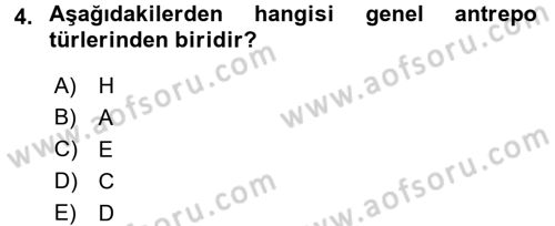 İthalat ve İhracat İşlemleri Dersi 2015 - 2016 Yılı (Final) Dönem Sonu Sınav Soruları 4. Soru