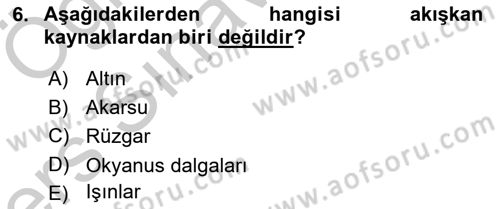 Dünya Ekonomisi Dersi 2016 - 2017 Yılı 3 Ders Sınav Soruları 6. Soru