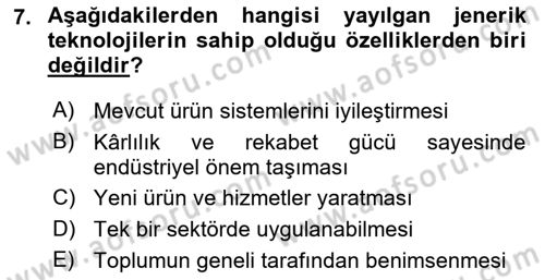 Dünya Ekonomisi Dersi 2016 - 2017 Yılı 3 Ders Sınav Soruları 7. Soru