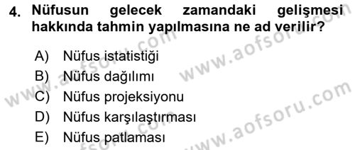 Dünya Ekonomisi Dersi 2018 - 2019 Yılı 3 Ders Sınav Soruları 4. Soru