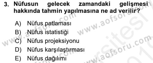 Dünya Ekonomisi Dersi Ara Sınavı Deneme Sınav Soruları 3. Soru