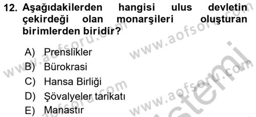Dünya Ekonomisi Dersi 2018 - 2019 Yılı Yaz Okulu Sınav Soruları 12. Soru