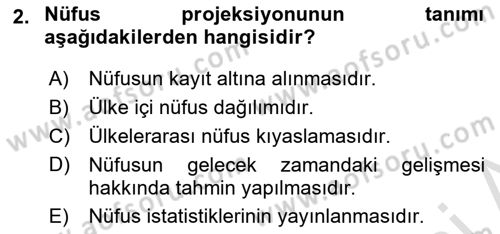 Dünya Ekonomisi Dersi 2019 - 2020 Yılı (Vize) Ara Sınav Soruları 2. Soru