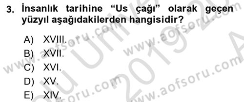 Dünya Ekonomisi Dersi 2019 - 2020 Yılı (Vize) Ara Sınav Soruları 3. Soru