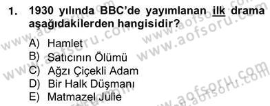 Türk Tiyatrosu Dersi 2012 - 2013 Yılı (Vize) Ara Sınav Soruları 1. Soru