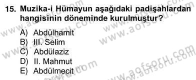 Türk Tiyatrosu Dersi 2012 - 2013 Yılı (Vize) Ara Sınav Soruları 15. Soru