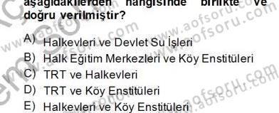 Türk Tiyatrosu Dersi 2012 - 2013 Yılı (Final) Dönem Sonu Sınav Soruları 18. Soru