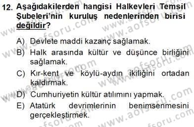 Türk Tiyatrosu Dersi 2014 - 2015 Yılı (Final) Dönem Sonu Sınav Soruları 12. Soru
