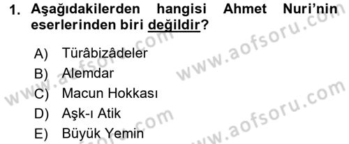 Türk Tiyatrosu Dersi 2017 - 2018 Yılı 3 Ders Sınav Soruları 1. Soru