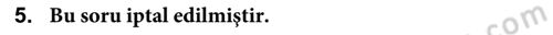 Türk Tiyatrosu Dersi 2018 - 2019 Yılı (Final) Dönem Sonu Sınav Soruları 5. Soru