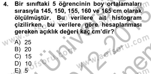 Kalite Yönetim Sistemleri Dersi 2012 - 2013 Yılı (Final) Dönem Sonu Sınav Soruları 4. Soru