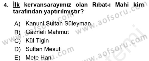 Konaklama Hizmetlerinde Kalite Yönetimi Dersi 2017 - 2018 Yılı (Vize) Ara Sınav Soruları 4. Soru