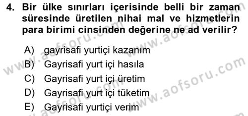 Konaklama Hizmetlerinde Kalite Yönetimi Dersi 2023 - 2024 Yılı (Vize) Ara Sınav Soruları 4. Soru