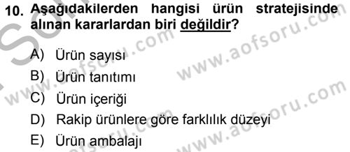 Tarım Ekonomisi Dersi 2013 - 2014 Yılı (Final) Dönem Sonu Sınav Soruları 10. Soru